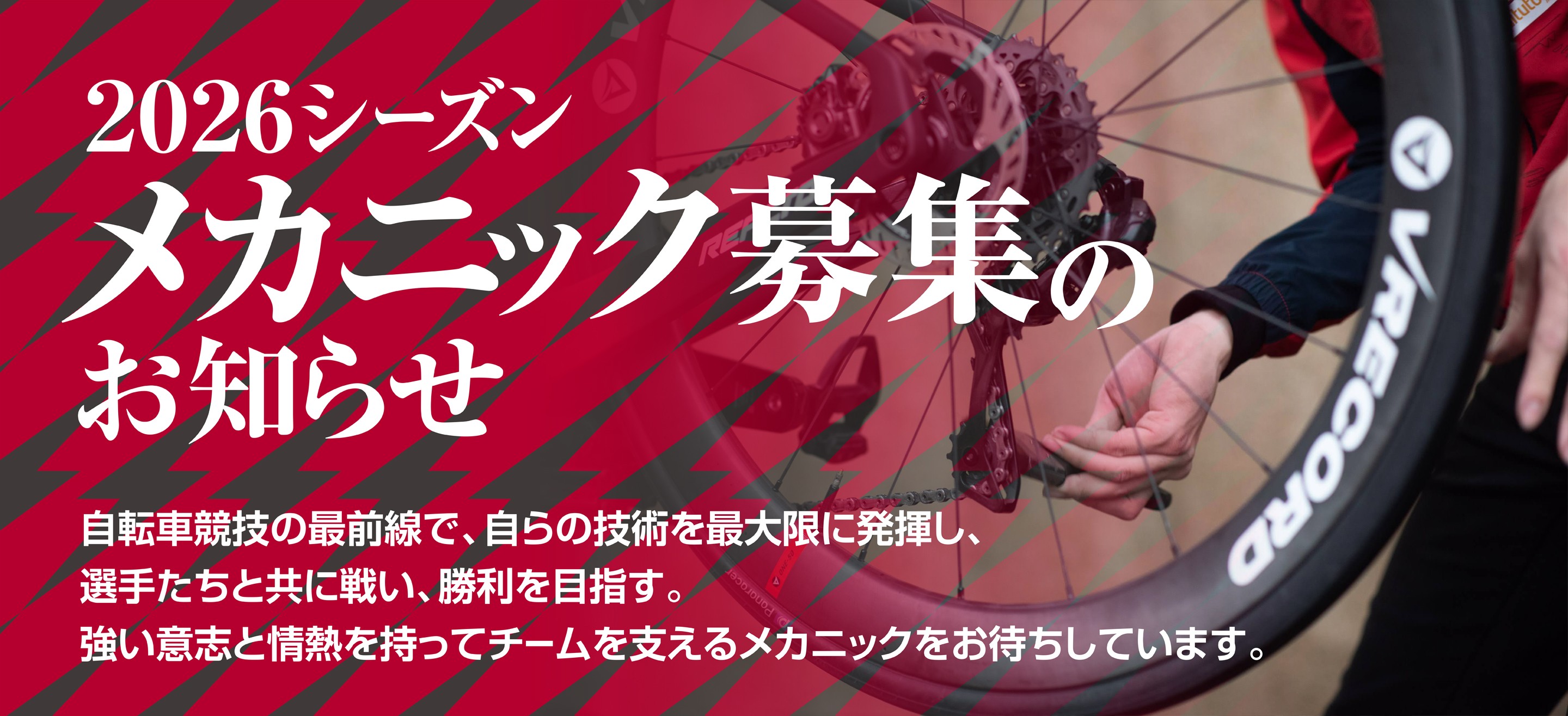 宇都宮ブリッツェン｜2026シーズン メカニック募集のお知らせ | 宇都宮